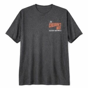Cheddar's Scratch Kitchen T Shirt Gray Soldiers' Angels Size 3XL